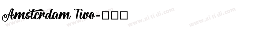 Amsterdam Two字体转换